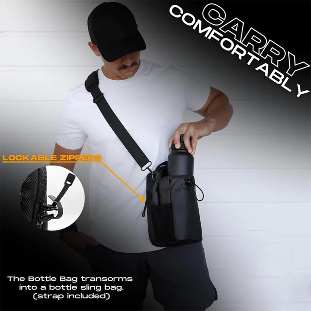 Magnetic gym bag